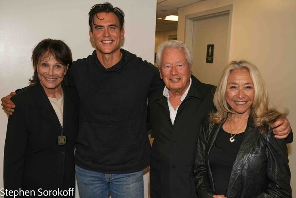 Michele Lee, Cheyenne Jackson, Stephen Sorokoff, Eda Sorokoff at 
