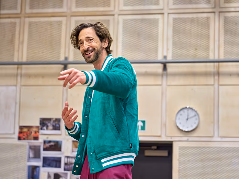 Photos: Adrien Brody and Nana Mensah in THE FEAR OF 13 Rehearsals — photo 3 of 15