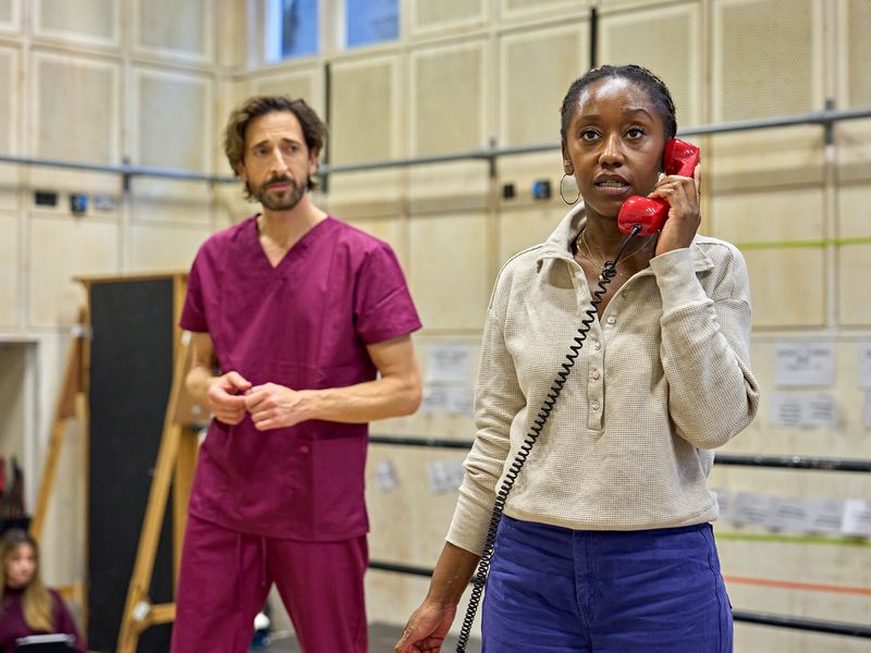 Photos: Adrien Brody and Nana Mensah in THE FEAR OF 13 Rehearsals — photo 5 of 15