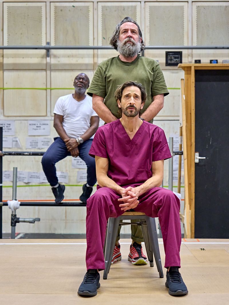 Photos: Adrien Brody and Nana Mensah in THE FEAR OF 13 Rehearsals — photo 8 of 15