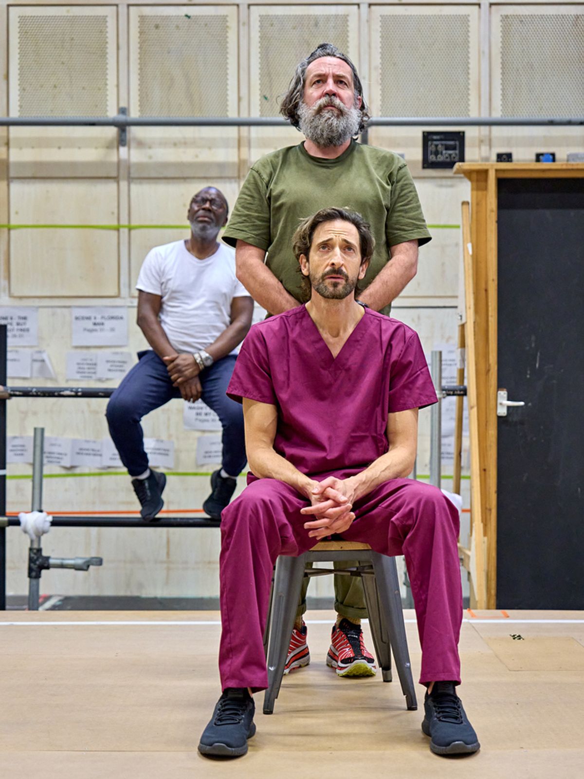 Cyril Nri, Ferdy Roberts and Adrien Brody  at 