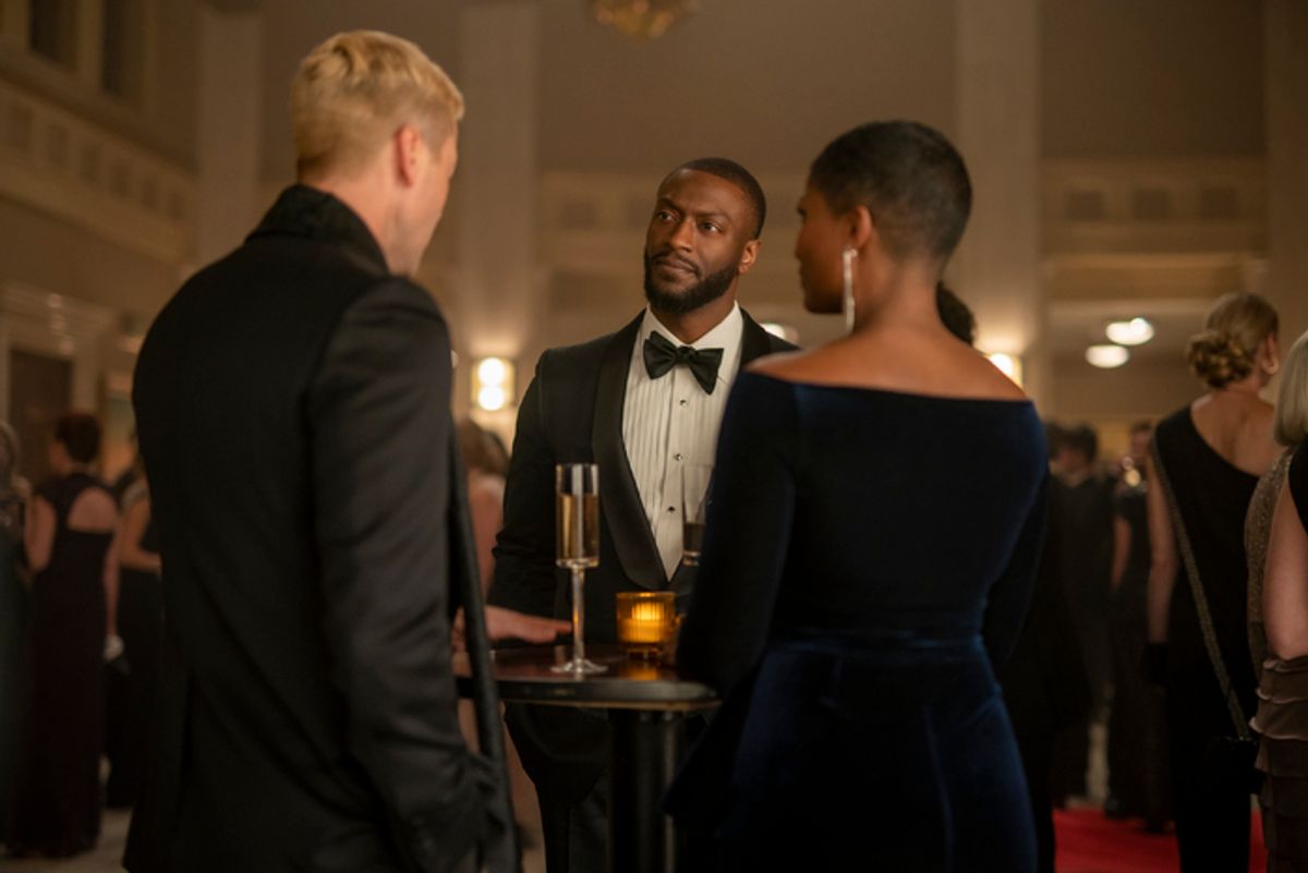 Aldis Hodge, Isaiah Mustafa  at 