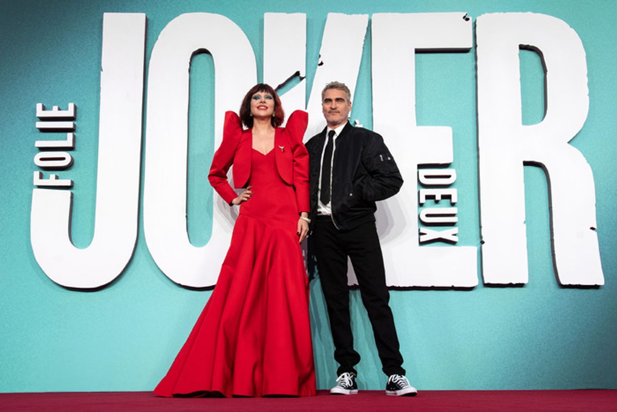 Lady Gaga and Joaquin Phoenix  at 