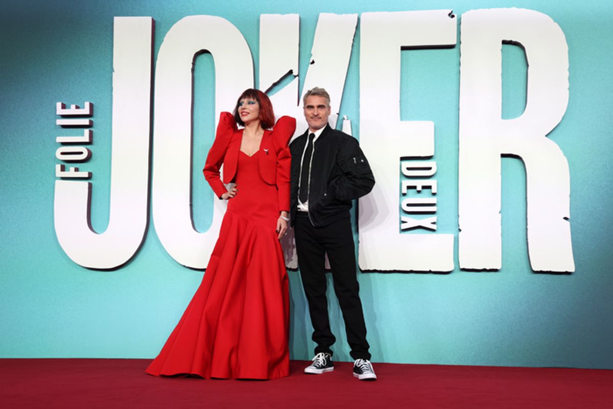 Lady Gaga and Joaquin Phoenix at 