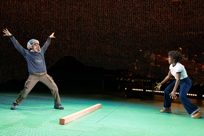 Photos: Nkeki Obi-Melekwe and Taylor Trensch in SAFETY NOT GUARANTEED at BAM — photo 3 of 12