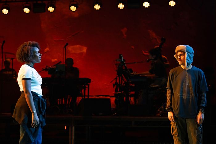 Photos: Nkeki Obi-Melekwe and Taylor Trensch in SAFETY NOT GUARANTEED at BAM — photo 6 of 12