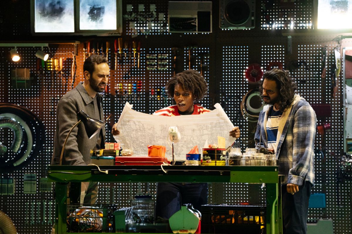 Pomme Koch, Nkeki Obi-Melekwe and Rohan Kymal  at 