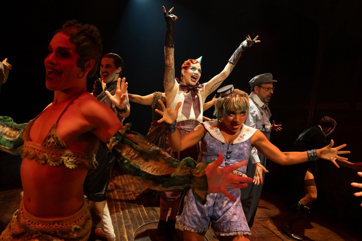 Photos: New Images of Adam Lambert & Auli'i Cravalho in CABARET AT THE KIT KAT CLUB  Image