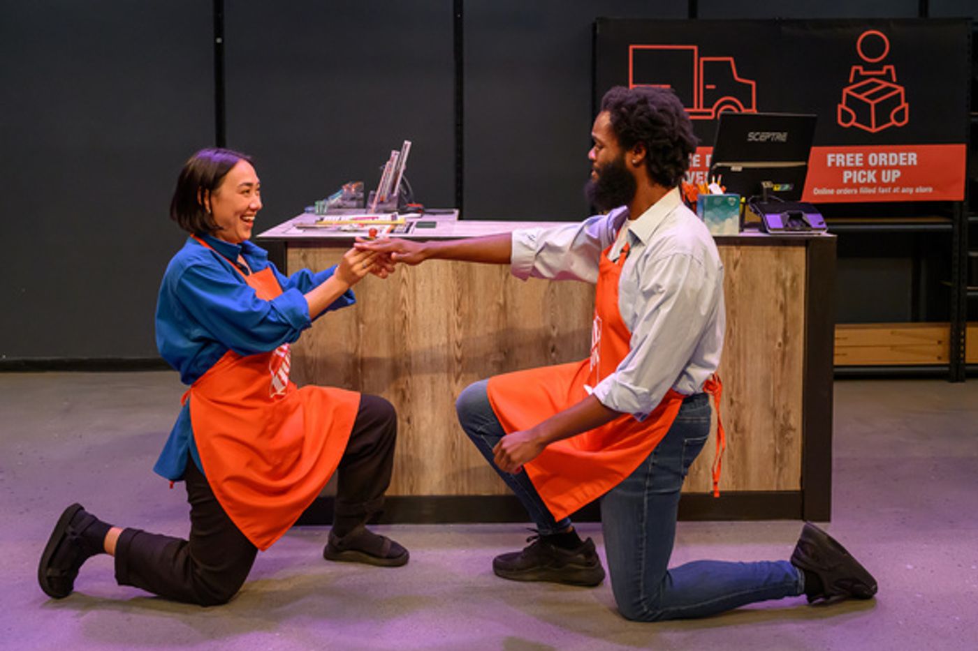 Photos: First Look At THE 2 QUEERS A LESBIAN MEETS AT THE HOME DEPOT At A.R.T./New York Theatres Photos: First Look At THE 2 QUEERS A LESBIAN MEETS AT THE HOME DEPOT At A.R.T./New York Theatres Image