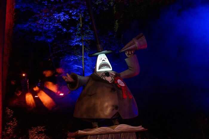 Photos: Inside THE NIGHTMARE BEFORE CHRISTMAS Light Trail at the New York Botanical Garden — photo 9 of 12