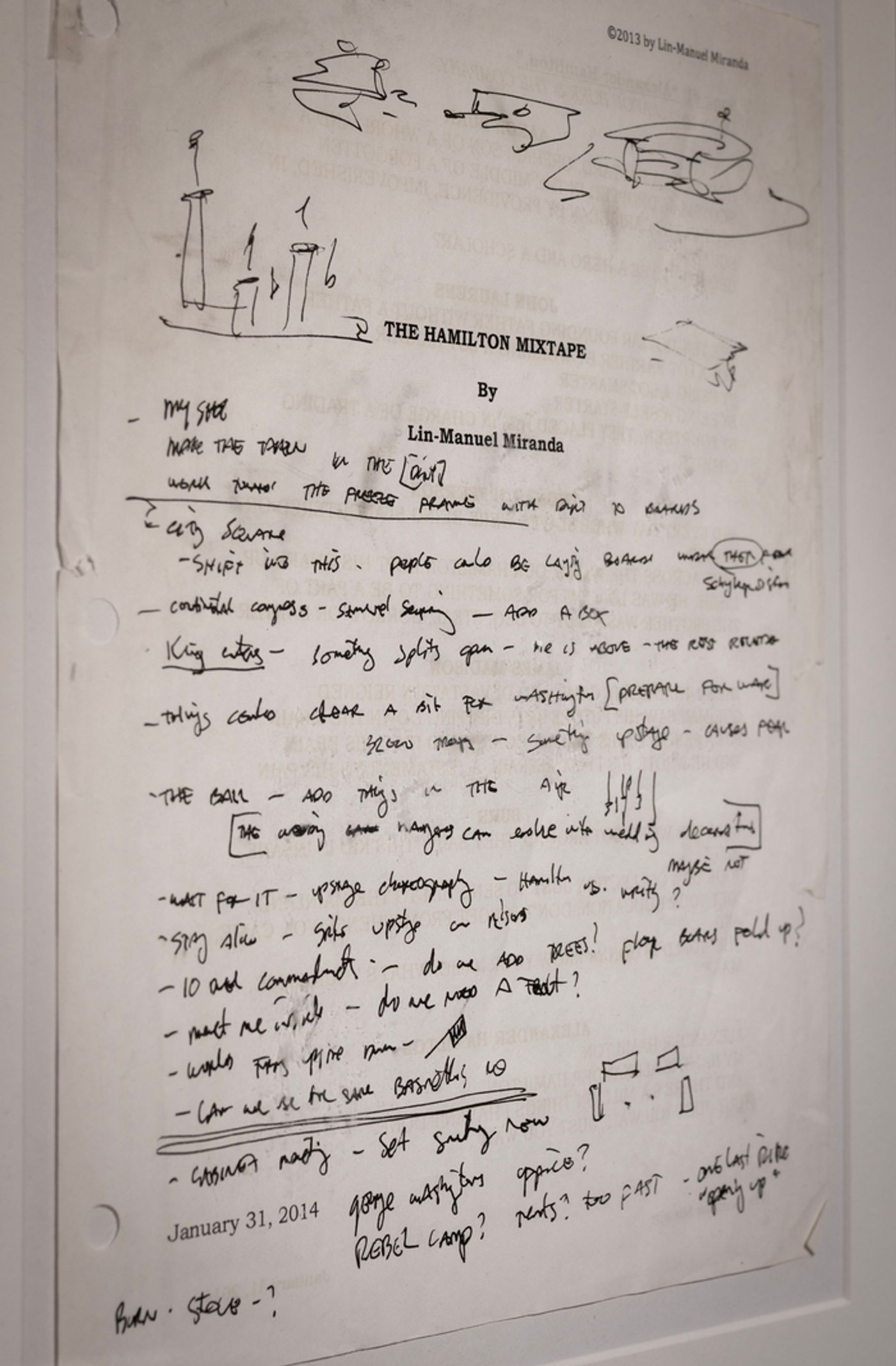 Photos: Inside the David Korins Stages of Imagination Exhibit With Designs From HAMILTON & More Photos: Inside the David Korins Stages of Imagination Exhibit With Designs From HAMILTON & More Image