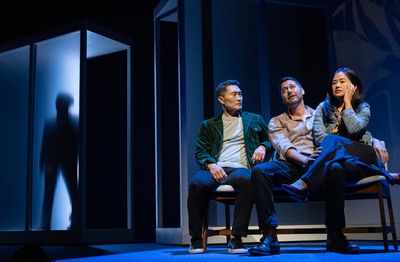 Daniel Dae Kim, Ryan Eggold, Shannon Tyo Photo