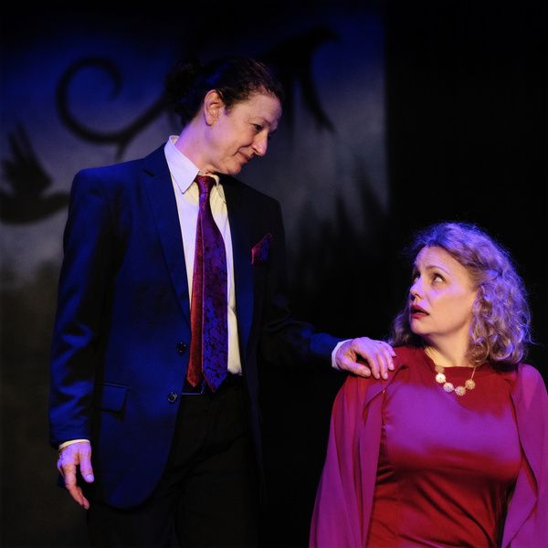 Lise Bruneau as Macbeth and Tonya Beckman as Lady Macbeth.  Photo by Chris Grady. Photo