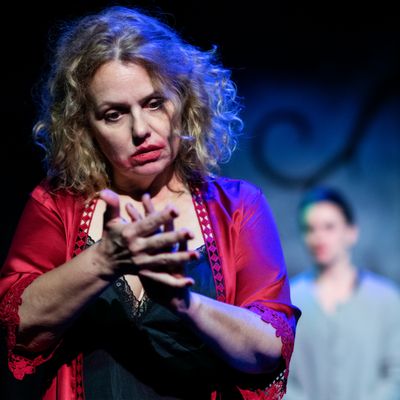 Tonya Beckman as Lady Macbeth.  Photo by Chris Grady. Photo