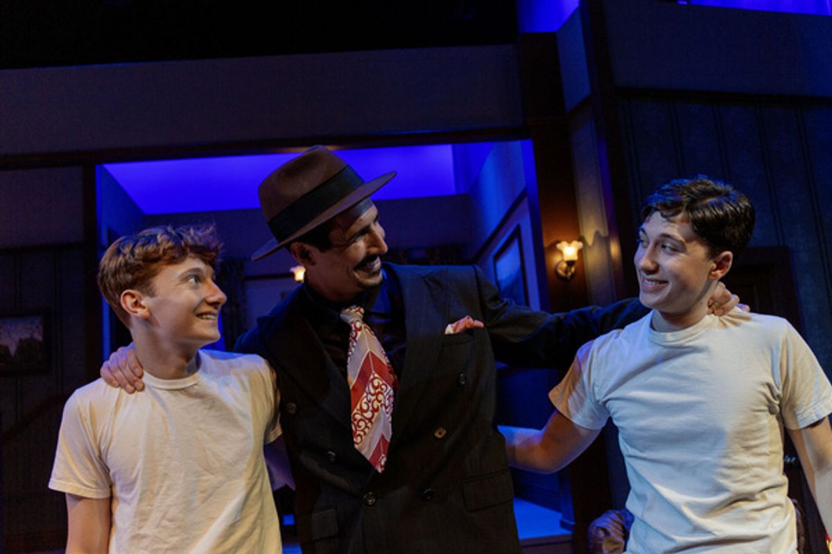 Guy Challen, Peter Fuller and Luke David Hamilton at 