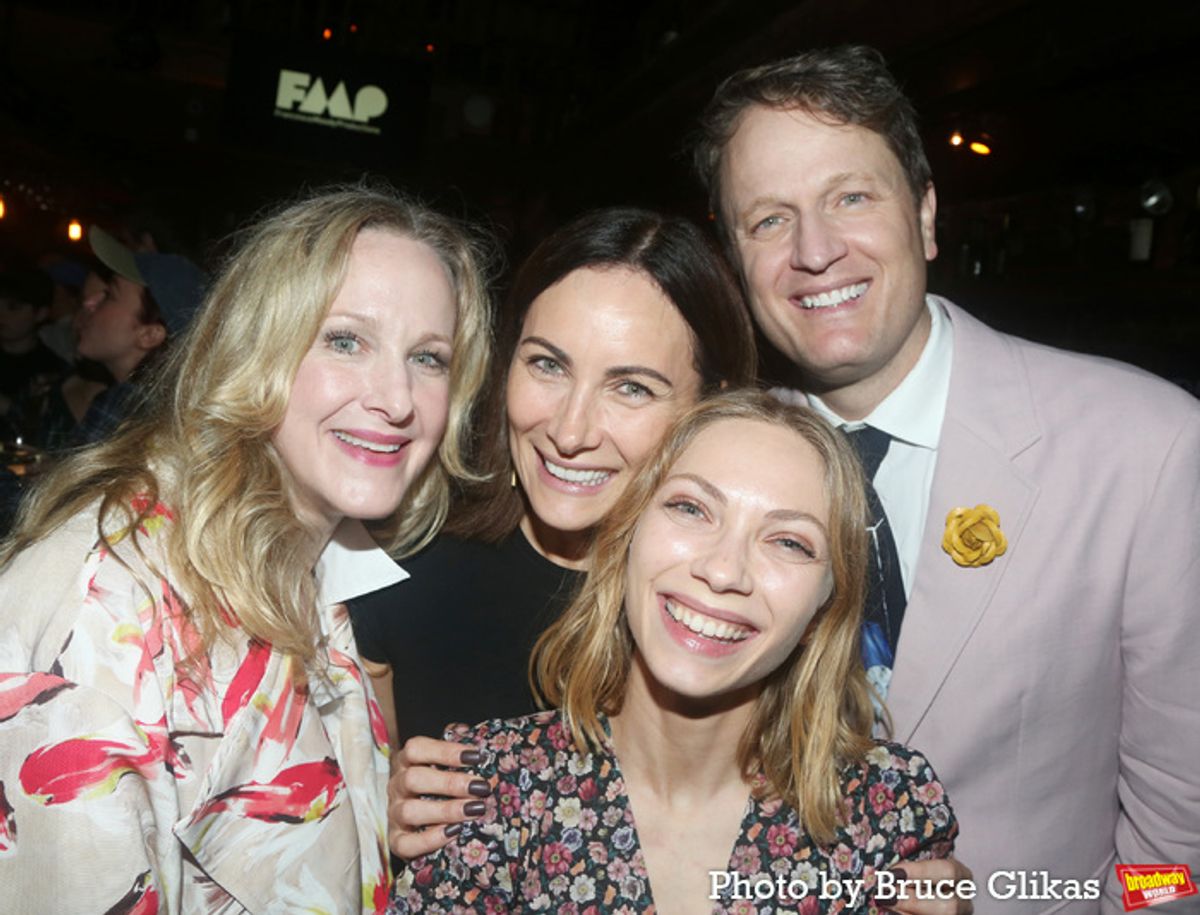 Katie Finneran, Laura Benanti Tavi Gevinson and Todd Almond at 