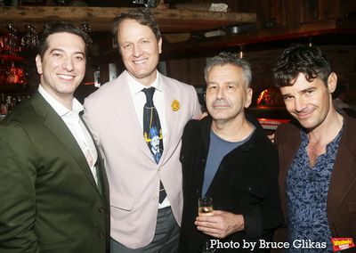 Jamie Kaye-Phillips, Todd Almond, Director David Cromer and Jason Mastro Photo