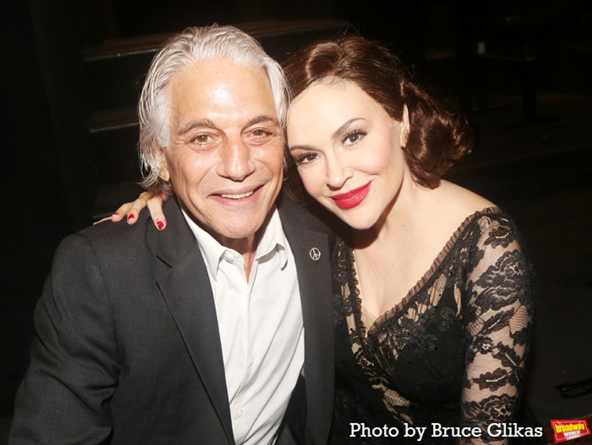 Tony Danza and Alyssa Milano  at 