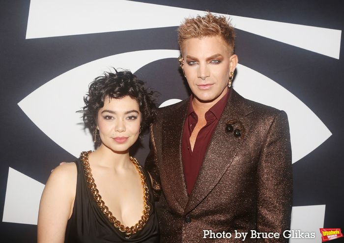 Photos: Adam Lambert & Auliʻi Cravalho Celebrate Their CABARET Gala Opening Night — photo 1 of 53