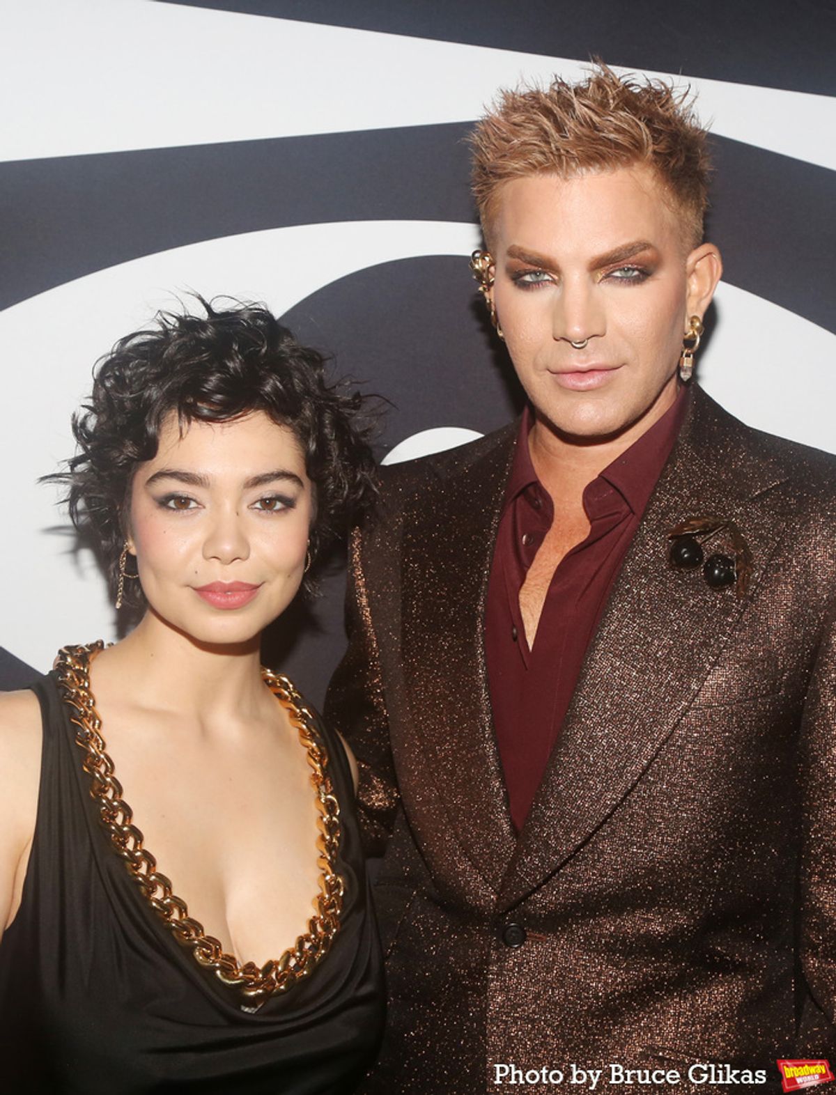 Auliʻi Cravalho and Adam Lambert  at 