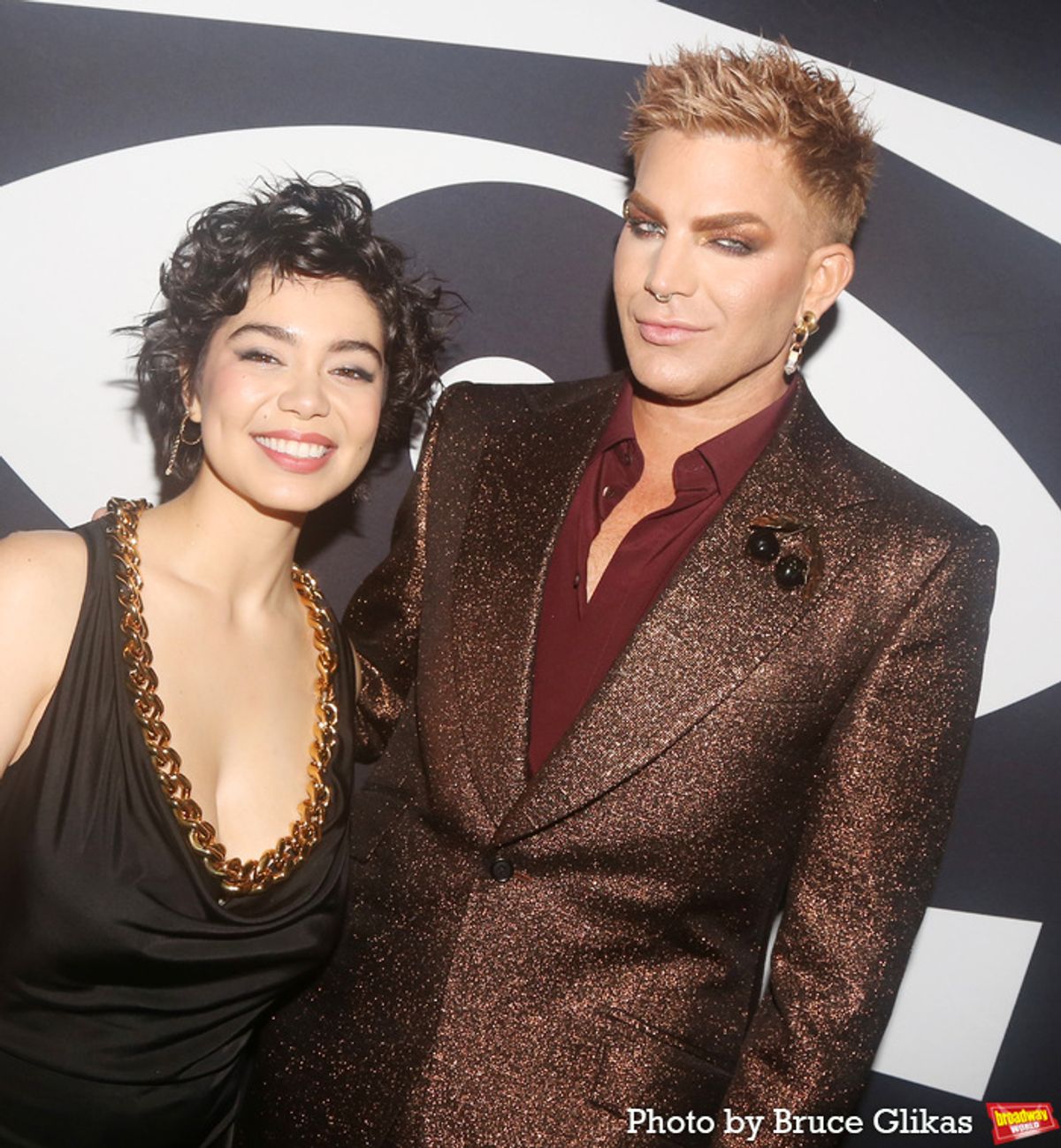 Auliʻi Cravalho and Adam Lambert  at 