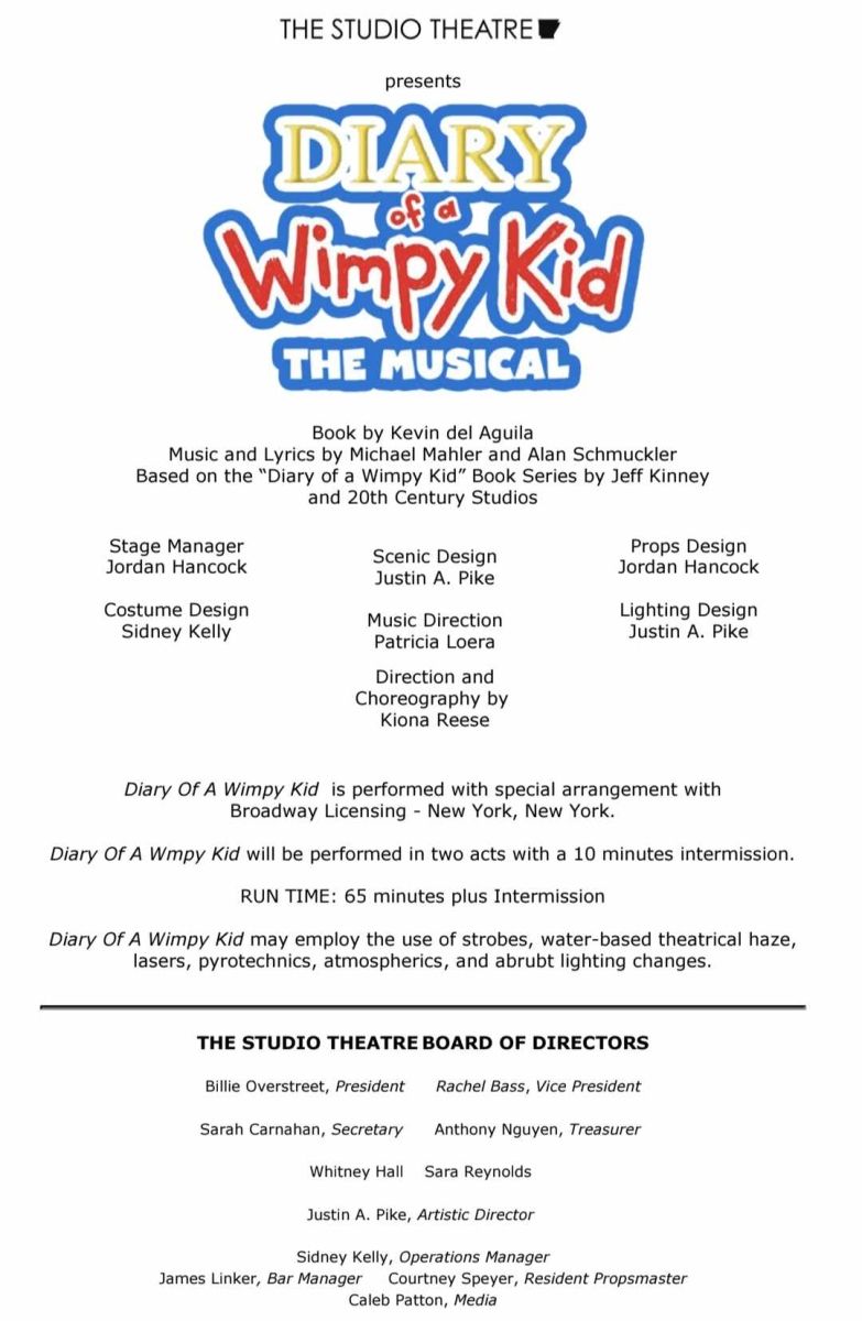 Review: DIARY OF A WIMPY KID THE MUSICAL at The Studio Theatre Review: DIARY OF A WIMPY KID THE MUSICAL at The Studio Theatre Image