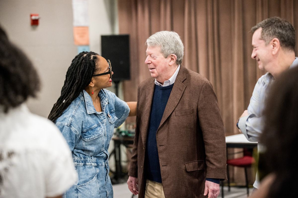 Crystal Dickinson and Andre Bishop at 