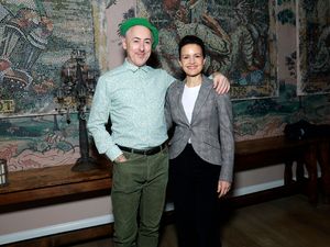 Alan Cumming and Carla Gugino @ BroadwayWorld Alan Cumming and Carla Gugino Photo