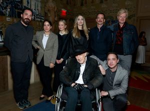 Pablo Larraín, Sofía Subercaseaux, Alba Rohrwacher, Edward Lachman, Angelina Jolie, Jonas Dornbach, Juan de Dios Larrain and Guy Hendrix Dyas @ BroadwayWorld Pablo Larraín, Sofía Subercaseaux, Alba Rohrwacher, Edward Lachman, Angelina Jolie, Photo