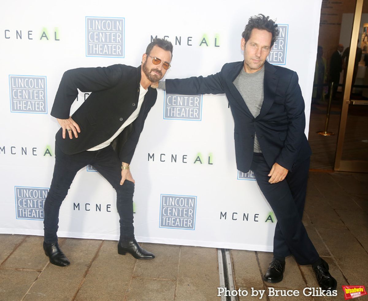 Justin Theroux and Paul Rudd at 