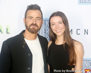 Justin Theroux and Nicole Brydon Bloom Photo