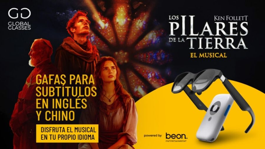 LOS PILARES DE LA TIERRA incorpora Global Glasses para el público extranjero  Image