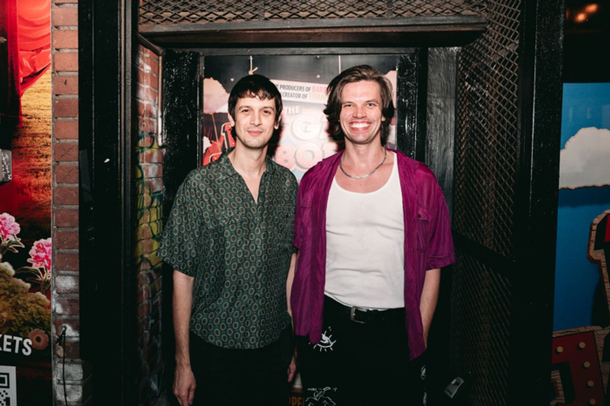 Josh Sharp and guest at 