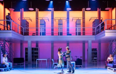 Matthew Broderick, Mara Davi, and the cast of Babbitt at Shakespeare Theatre Company Photo