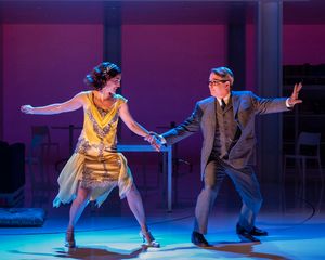 Mara Davi and Matthew Broderick in Babbitt at Shakespeare Theatre Company Photo