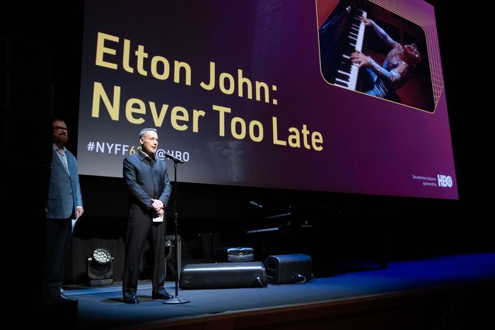 Photos: Elton John Attends New York Film Festival Screening of New Documentary Photos: Elton John Attends New York Film Festival Screening of New Documentary Image