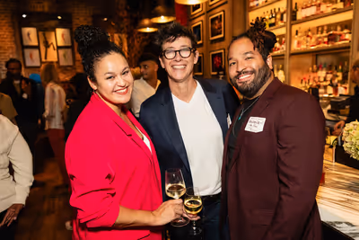 Cristina Angeles, Rachel Hauck, Lawrence E. Moten III
 Photo