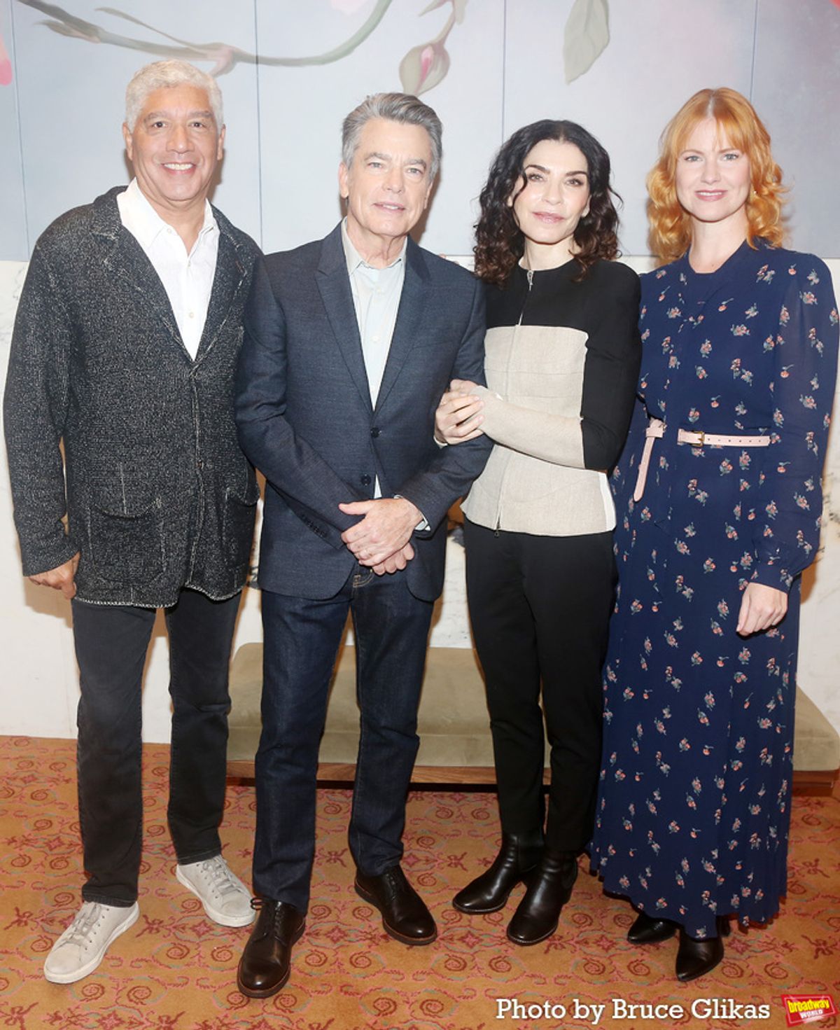 Peter Francis James, Peter Gallagher, Julianna Margulies and Kate MacCluggage at 