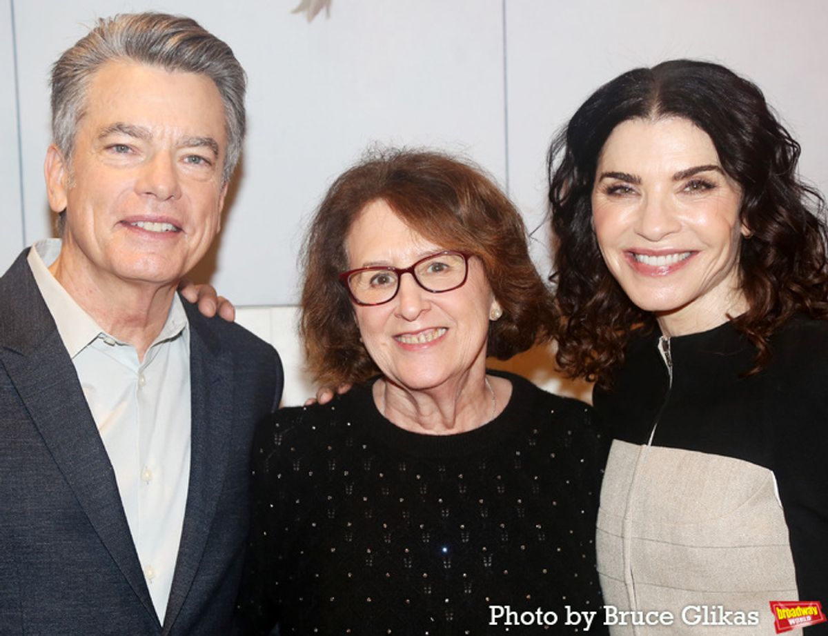 Peter Gallagher, Delia Ephron and Julianna Margulies  at 