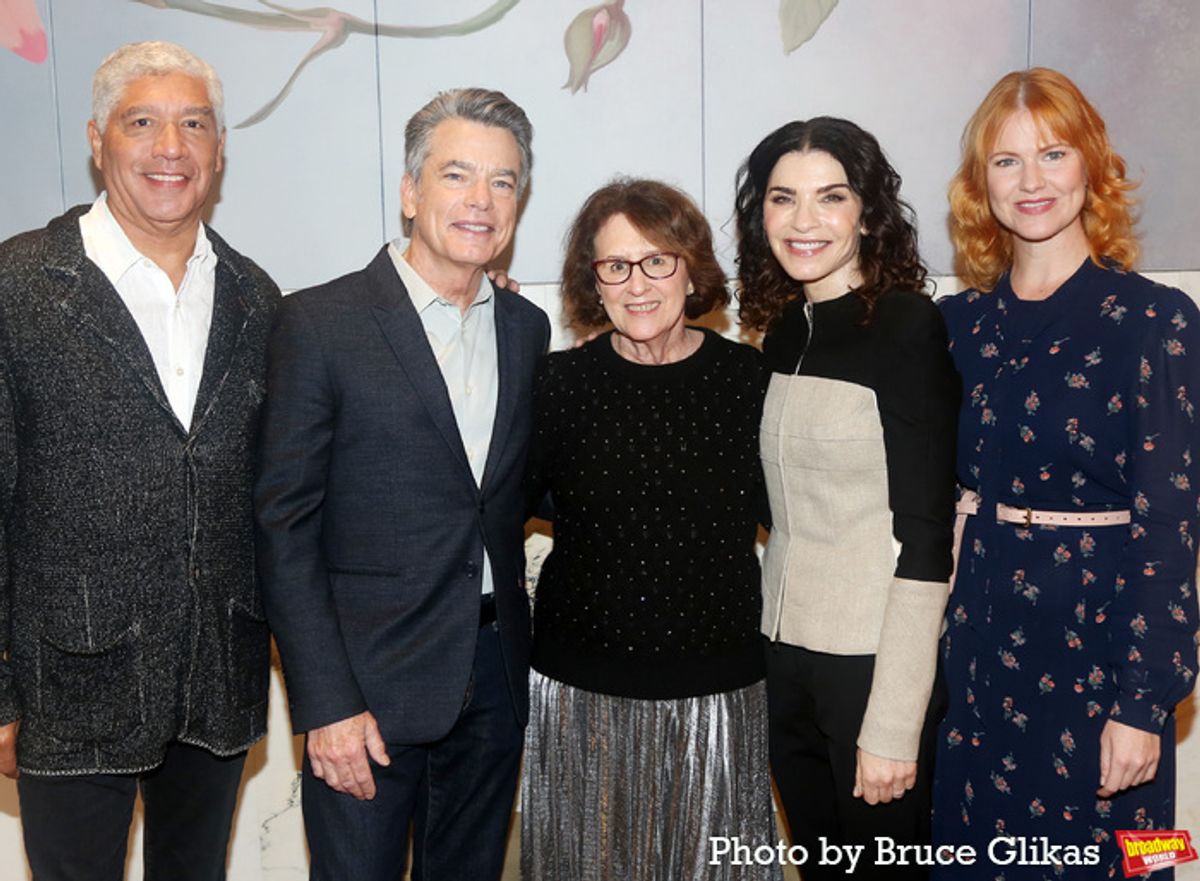 Peter Francis James, Peter Gallagher, Delia Ephron, Julianna Margulies and Kate MacCluggage at 
