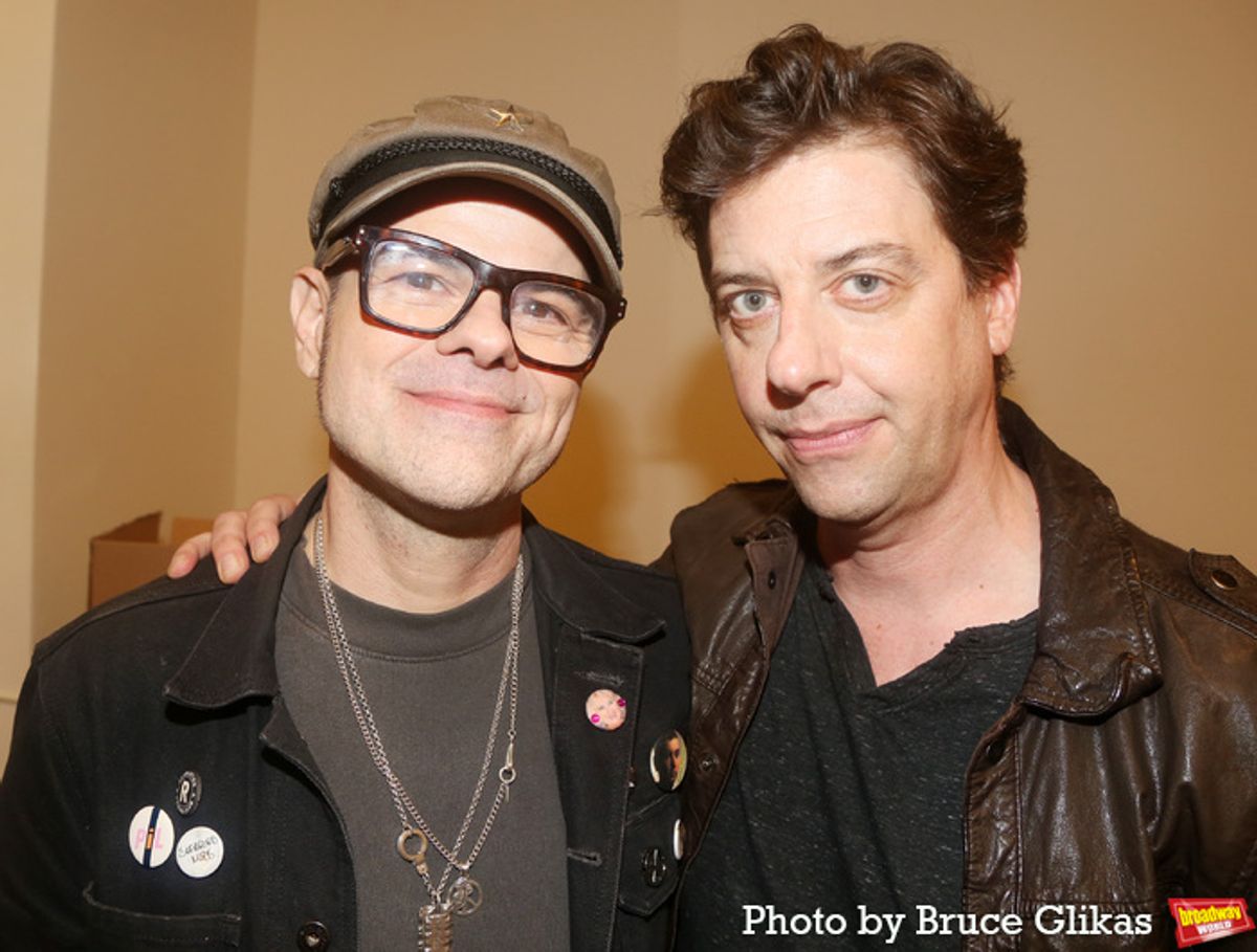 Jay Bakker and Christian Borle at 