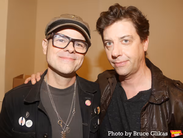 Jay Bakker and Christian Borle Photo