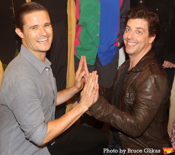 Mark Evans and Christian Borle Photo
