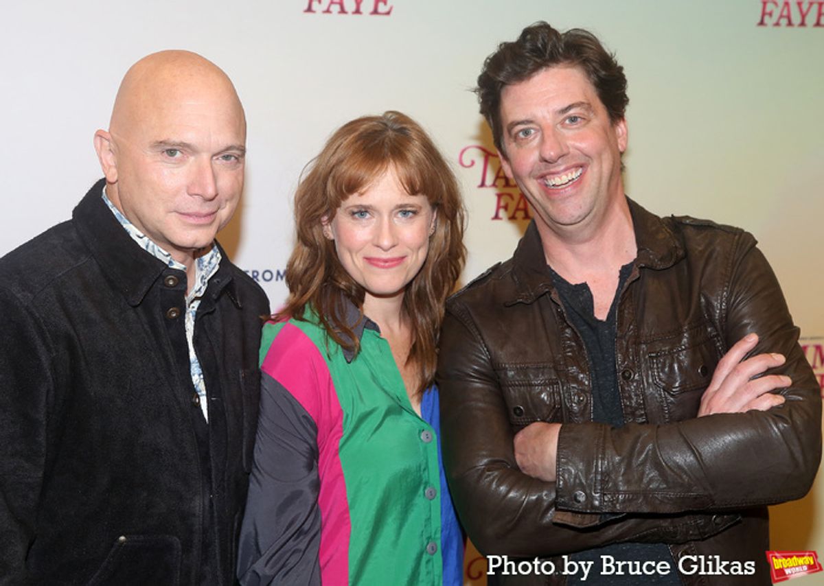 Michael Cerveris, Katie Brayben and Christian Borle  at 