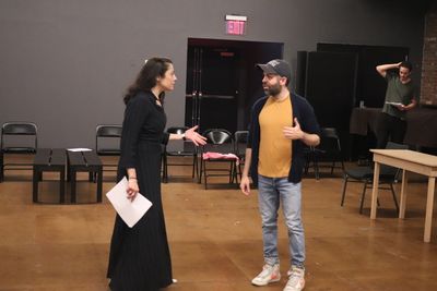 Najla Said,and Ramzi Khalaf  Photo