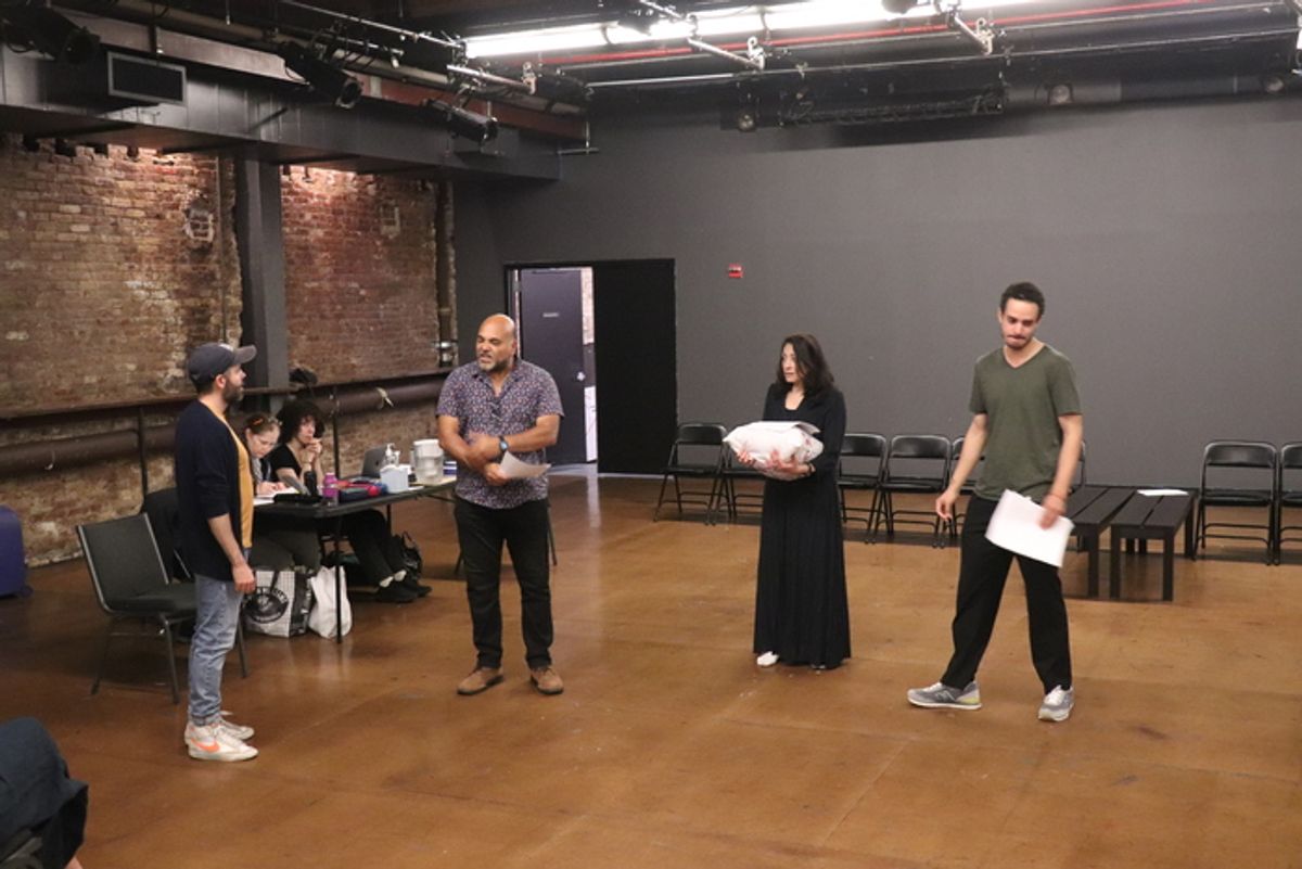 Ramzi Khalaf, Haythem Noor, Najla Said, and  Laith Zuaiter  at 