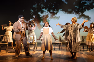 Darius J. Manuel, Taylor Brice, Deidre Lang and the cast @ BroadwayWorld Darius J. Manuel, Taylor Brice, Deidre Lang and the cast Photo
