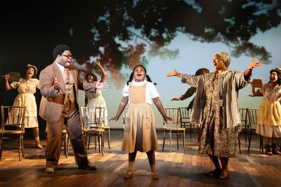 Darius J. Manuel, Taylor Brice, Deidre Lang and the cast Photo