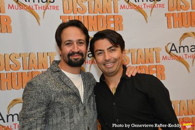 Lin-Manuel Miranda and Shaun Taylor-Corbett Photo