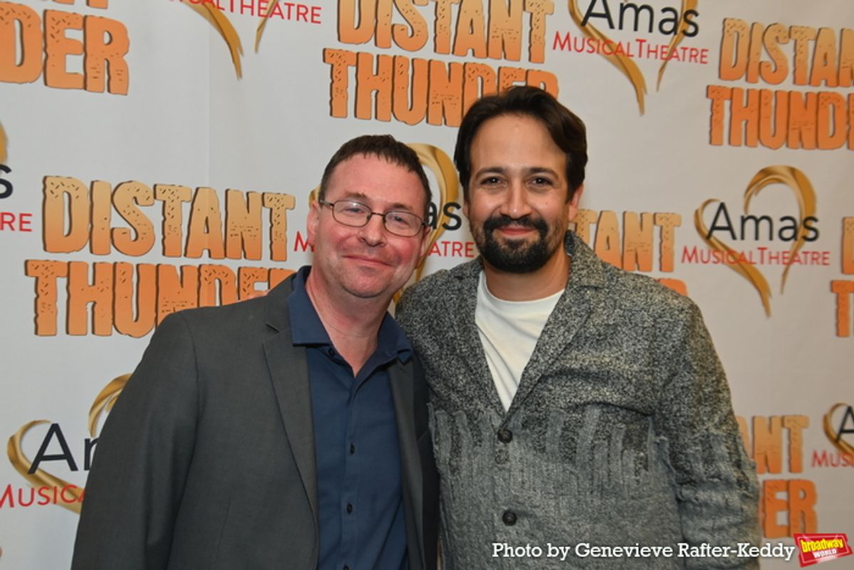 Chris Wiseman and Lin-Manuel Miranda at 